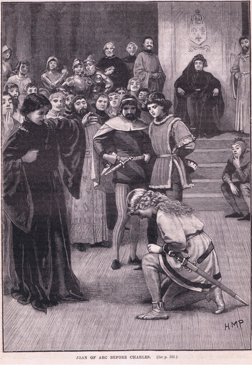 Joana d&39;Arc antes de Charles AD 1429 de Henry Marriott Paget