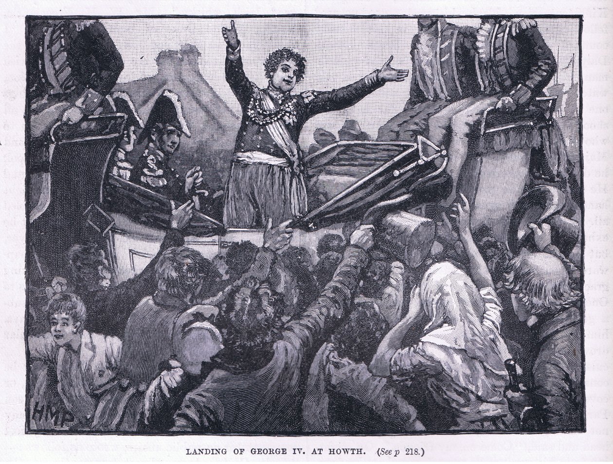 Aterrissagem de George IV em Nowth de Henry Marriott Paget