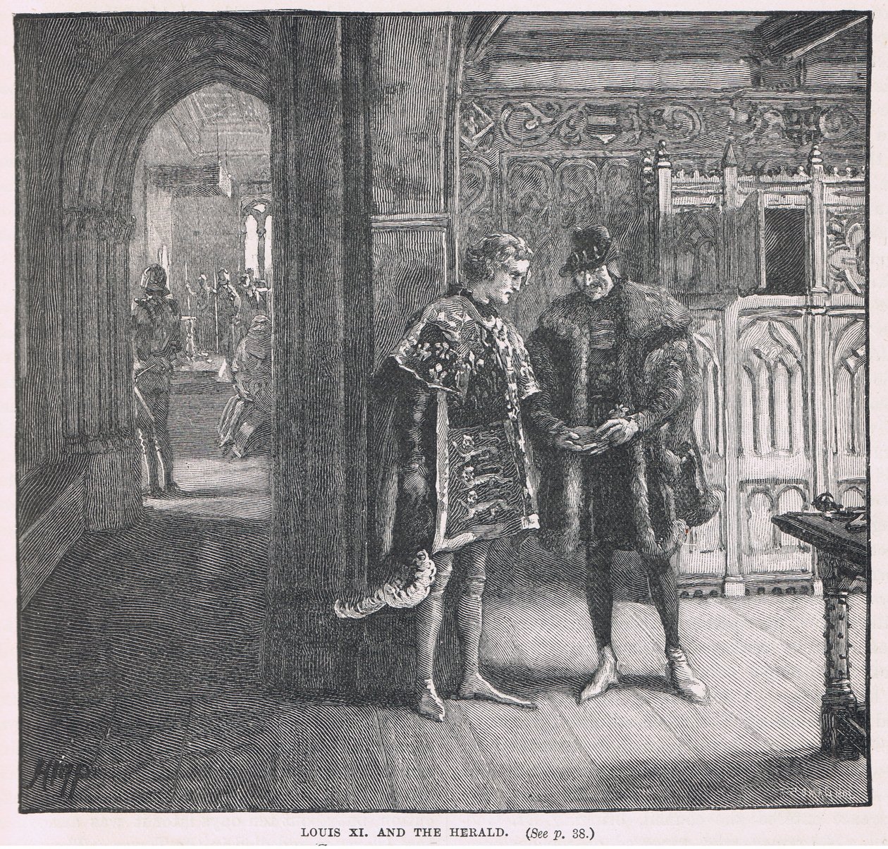 Luís XI e o arauto de Henry Marriott Paget