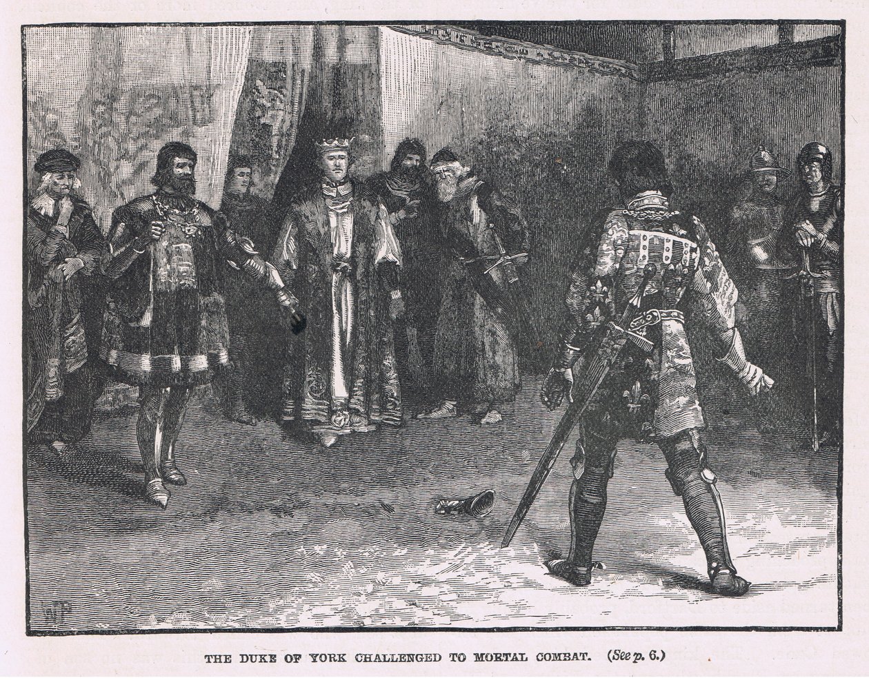 O duque de York desafiou o combate mortal 1451 de Henry Marriott Paget
