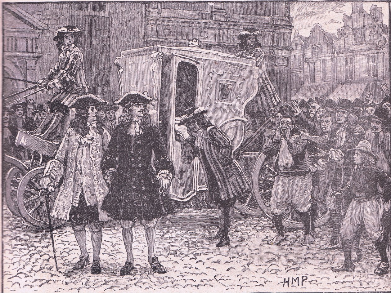 Os plenipotenciários ingleses insultaram-se nas ruas de Utrecht em 1712 dC de Henry Marriott Paget