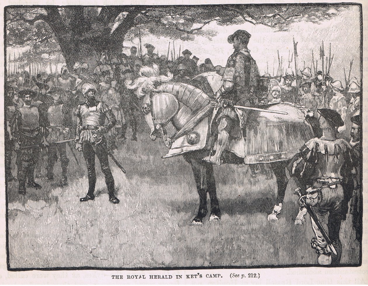 O arauto real no acampamento de Ket 1549 de Henry Marriott Paget