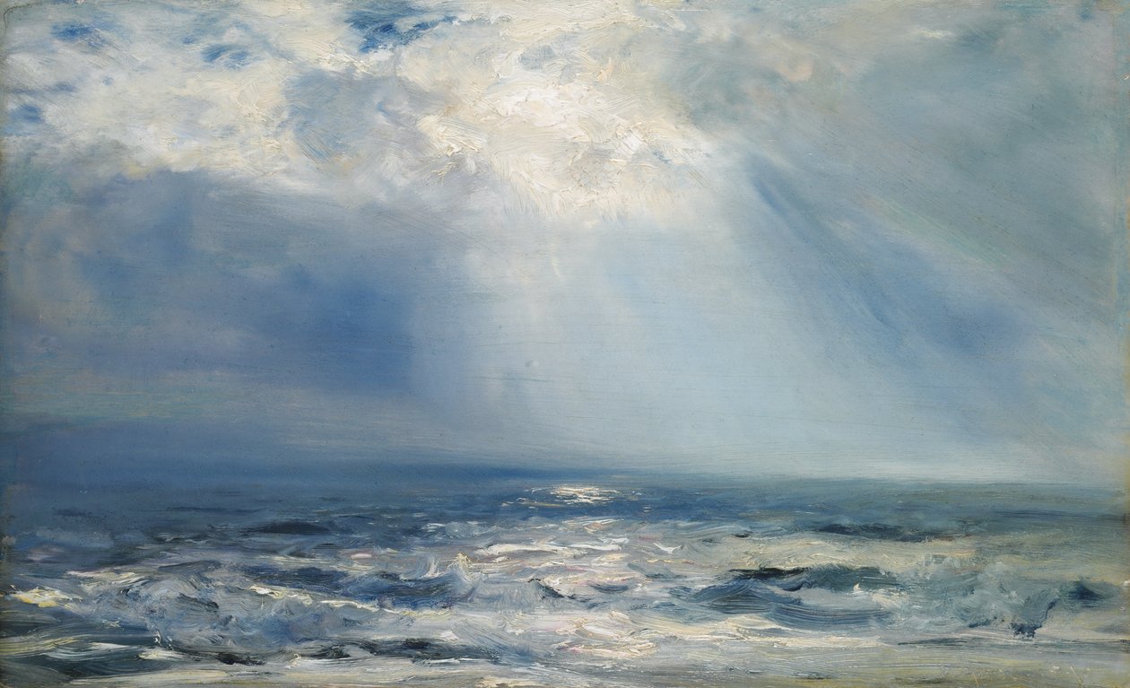 Um raio de sol sobre o mar, 1890 de Henry Moore