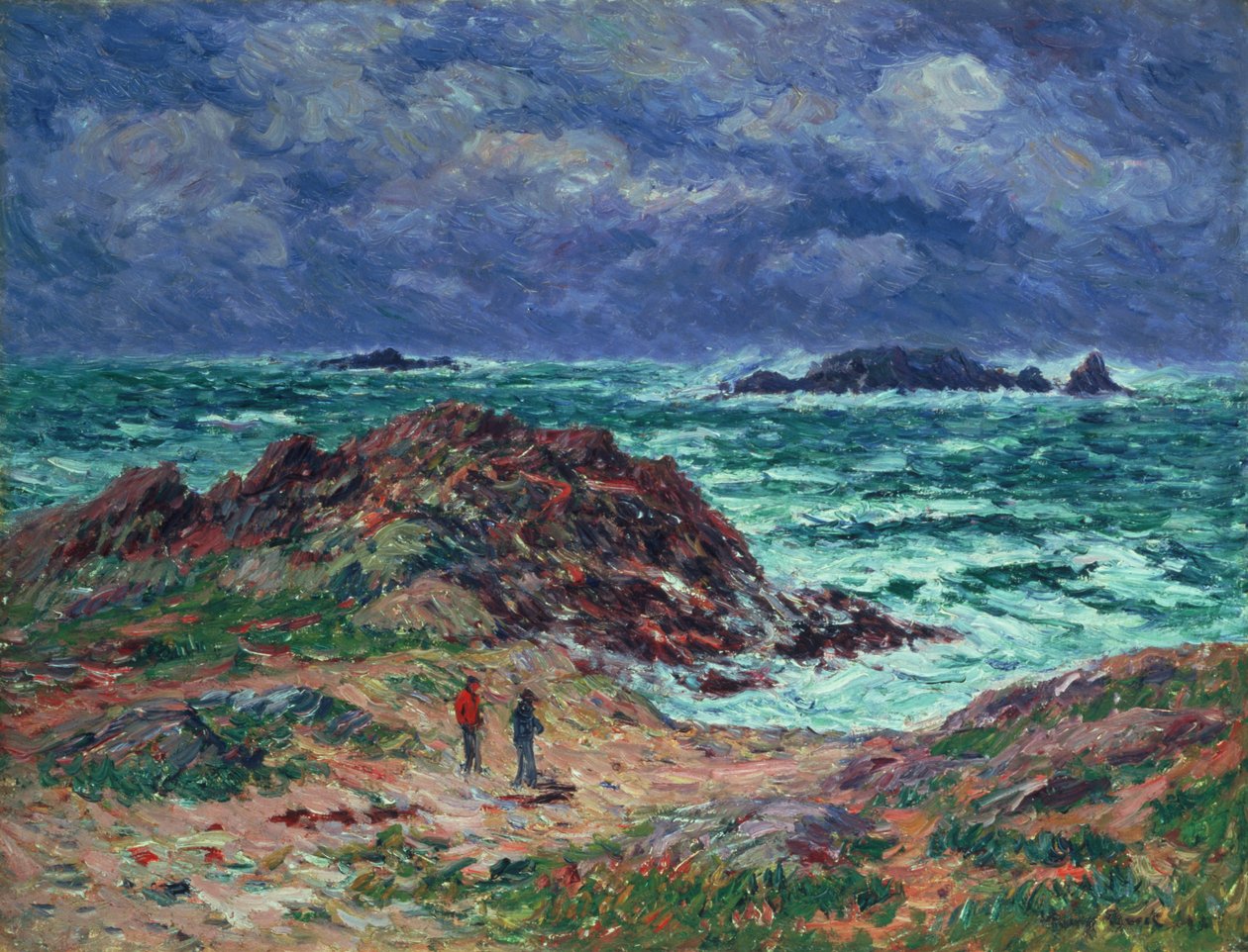 Um Squall, Finistere, 1911 de Henry Moret