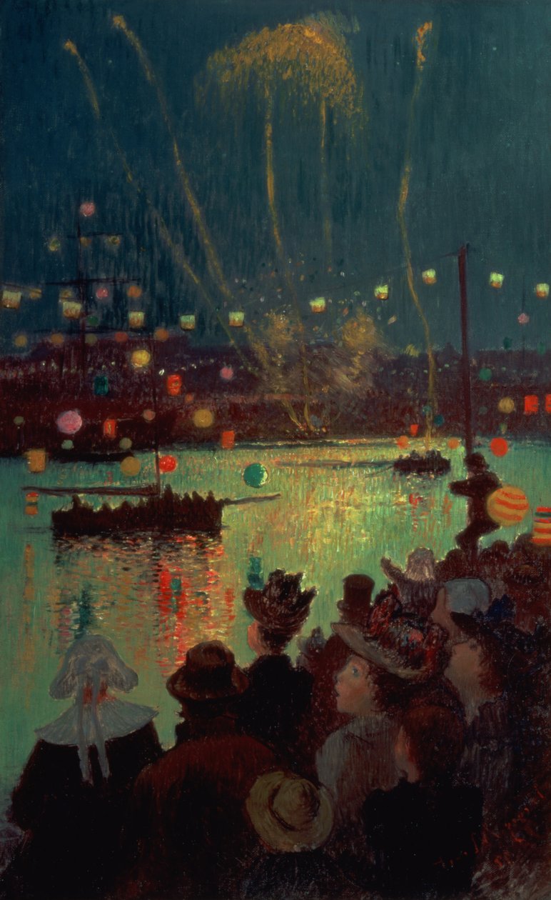 Dia da Bastilha em Lorient, 1892 de Henry Moret