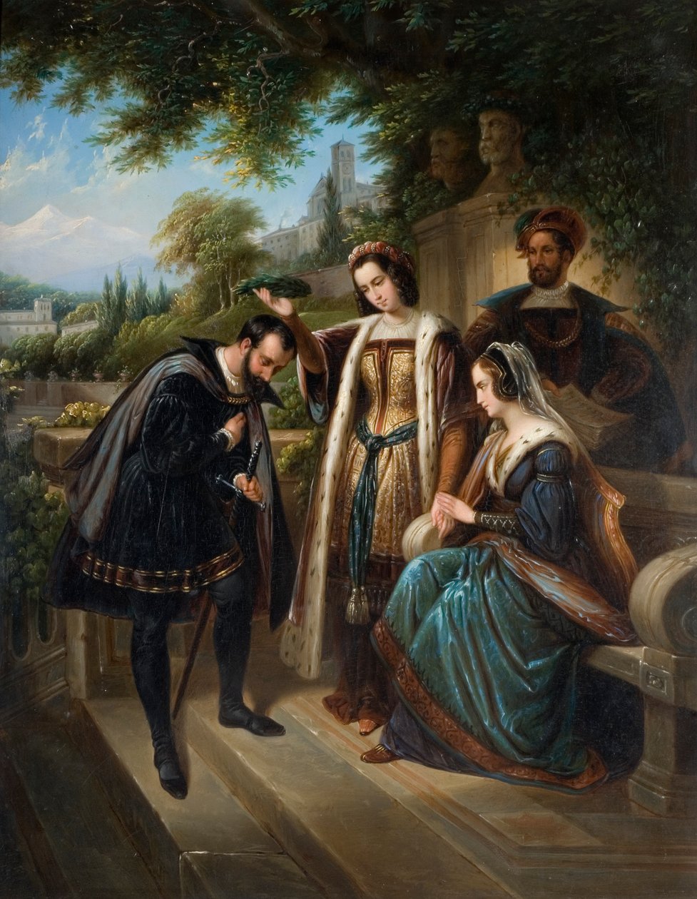 Rainha Isabella e Colombo de Henry Nelson O