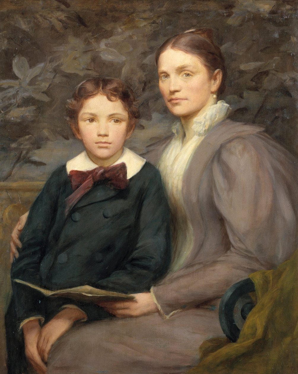 Sra. William T. Evans e seu filho de Henry O. Walker