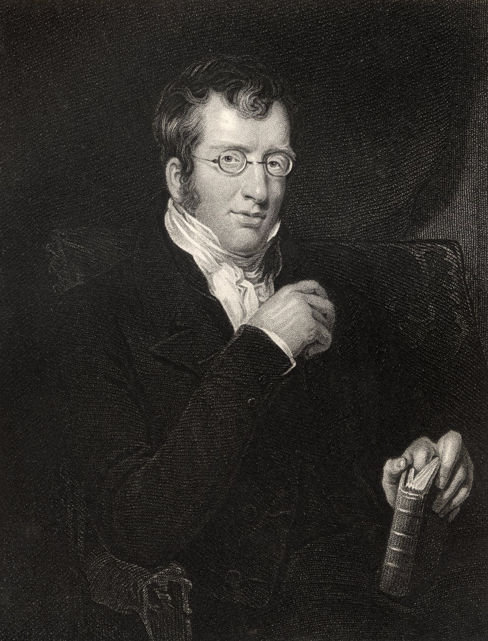 Sir Thomas Fowell Buxton, gravado por W.Holl, da &39;National Portrait Gallery, volume IV&39;, publicado em 1820 de Henry Perronet Briggs