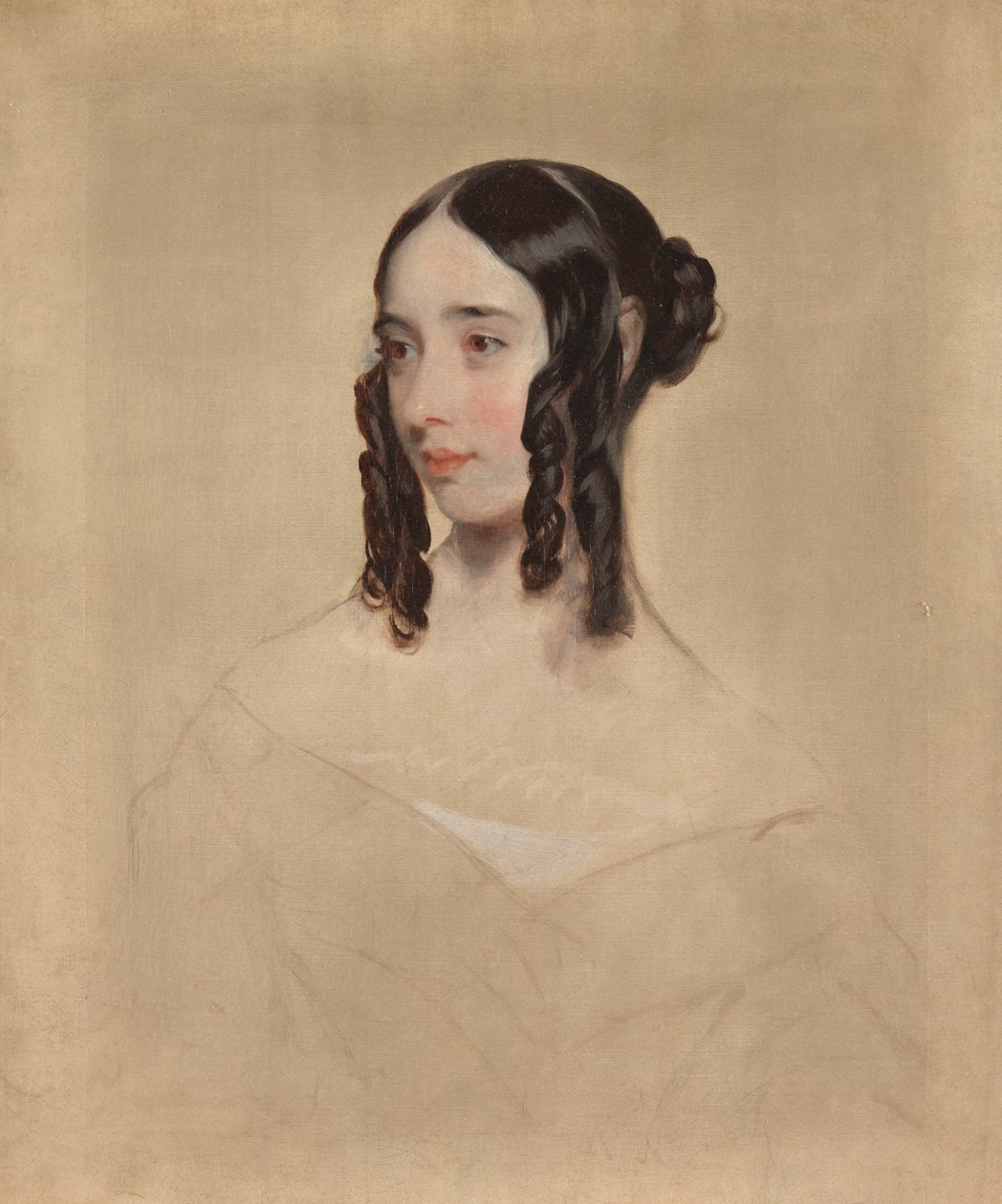 Estudo de uma jovem mulher, 1847 de Henry Room