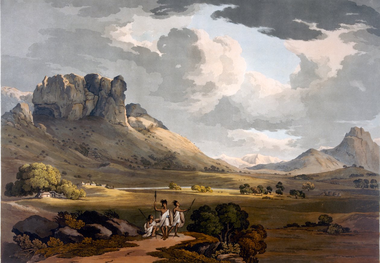 O Vale de Calaat, Etiópia, c.1800 de Henry Salt