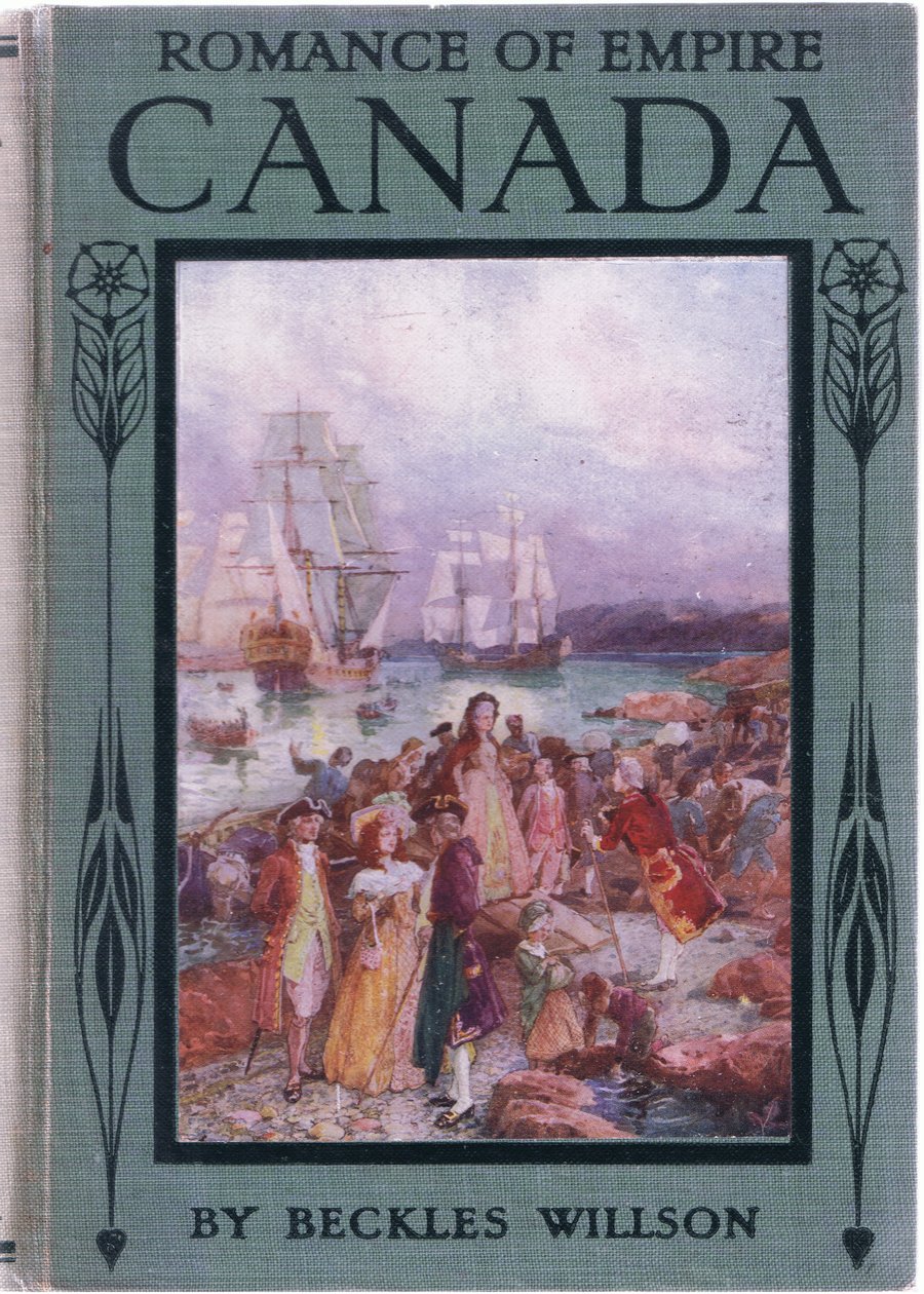 Capa do romance do Canadá, c.1920 de Henry Sandham