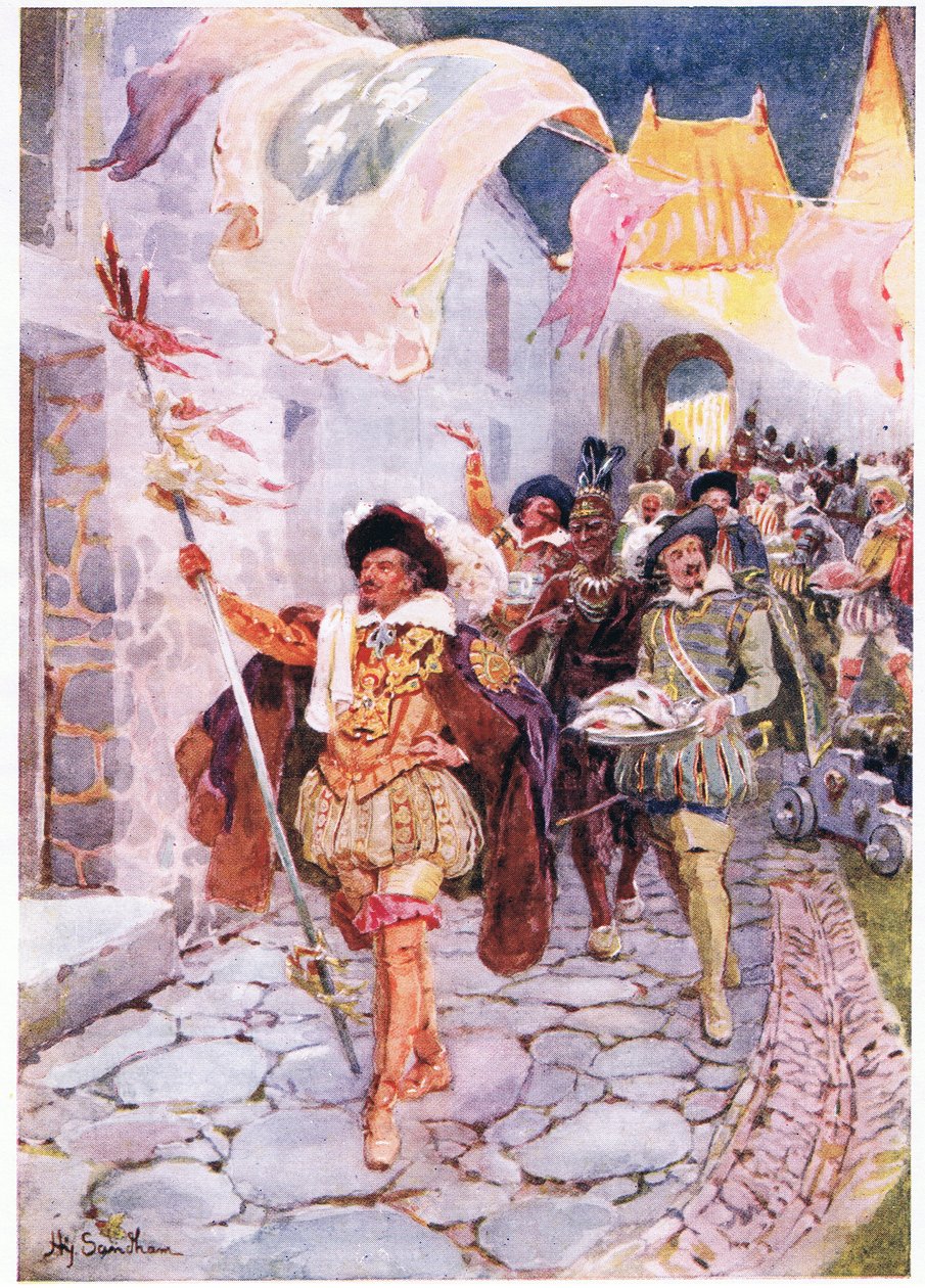 A Ordem de um Bom Tempo 1606, c.1920 de Henry Sandham
