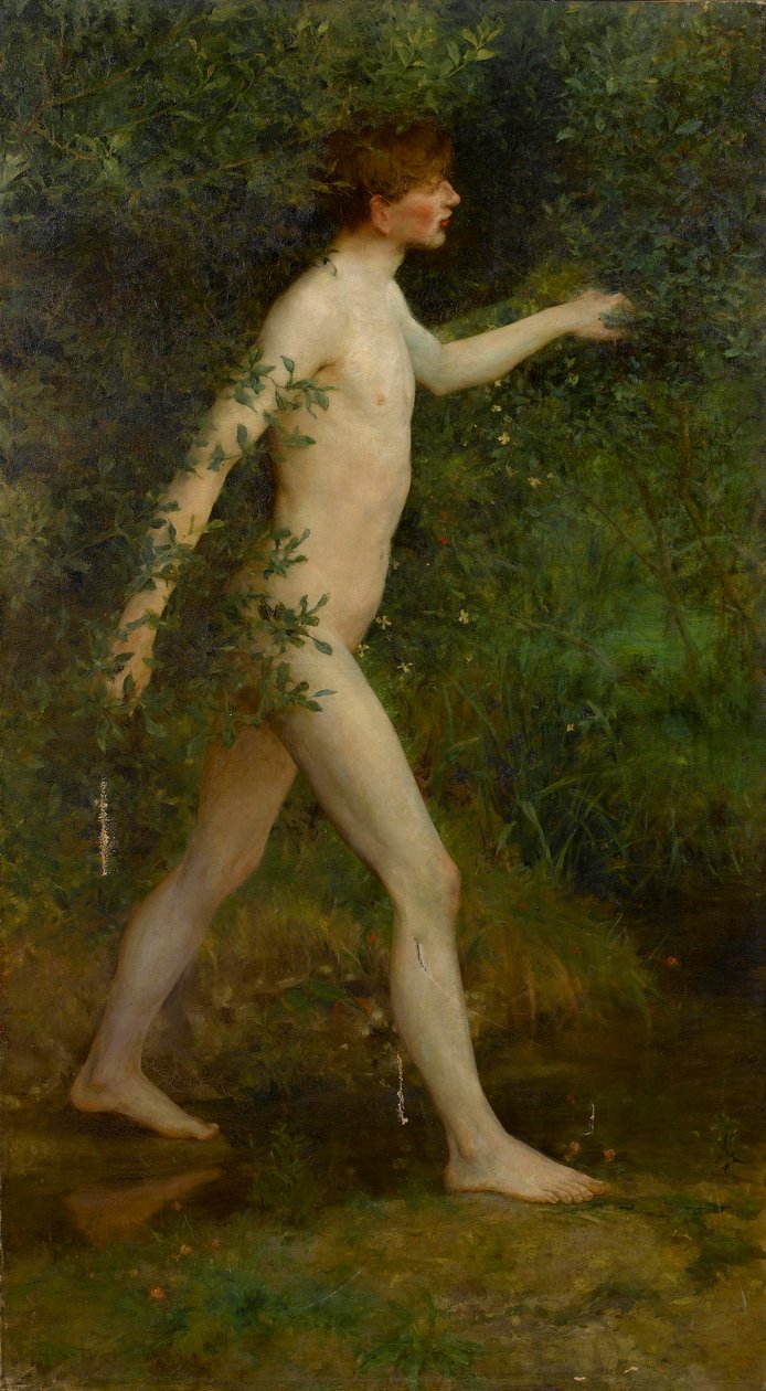 Um bathern da floresta de Henry Scott Tuke