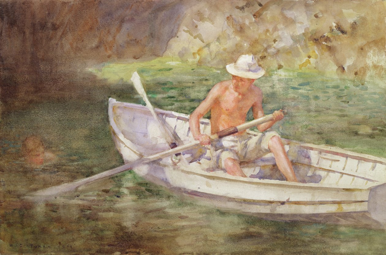 Águas Verdes, 1911 de Henry Scott Tuke