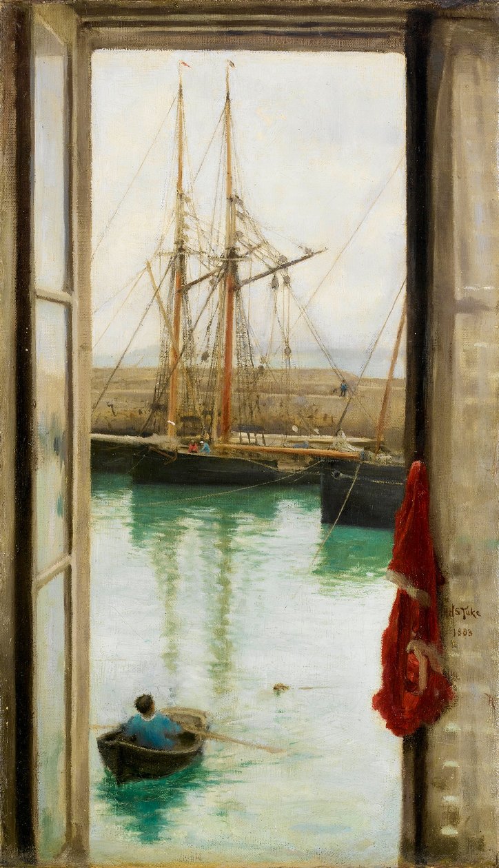Porto Dielette, Normandia de Henry Scott Tuke