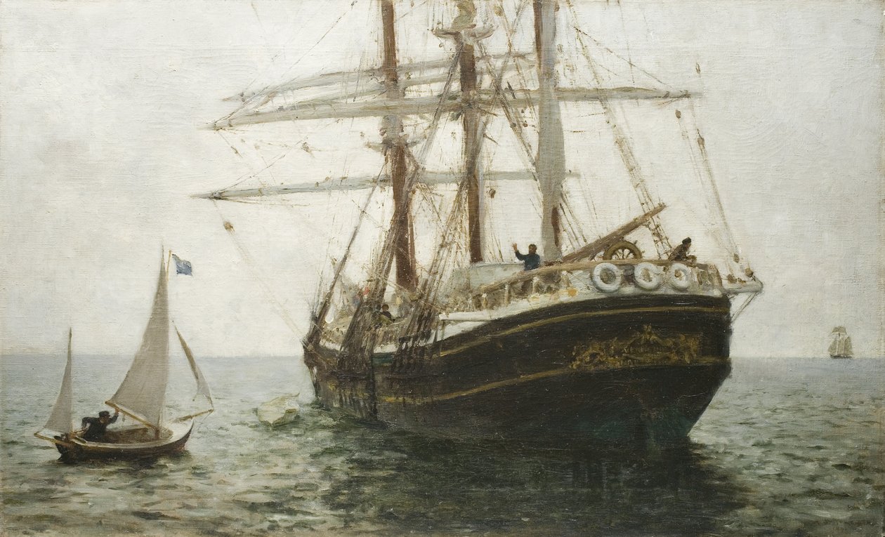 O barco missionário, 1894 de Henry Scott Tuke