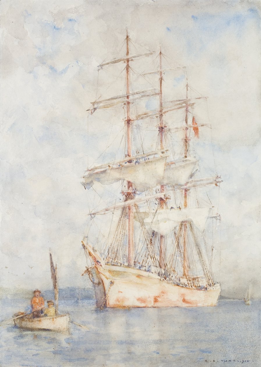 O Navio Branco, 1915 de Henry Scott Tuke