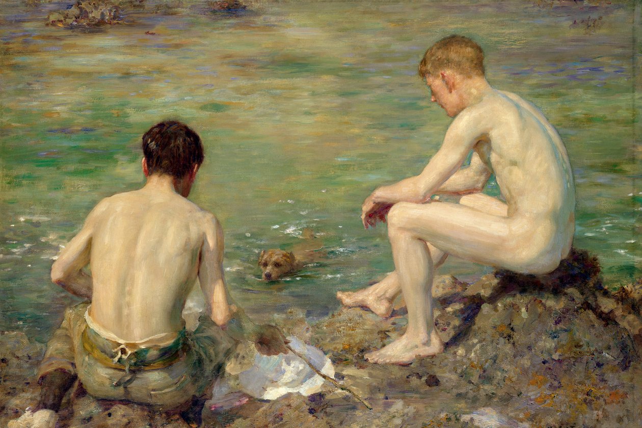 Três companheiros de Henry Scott Tuke