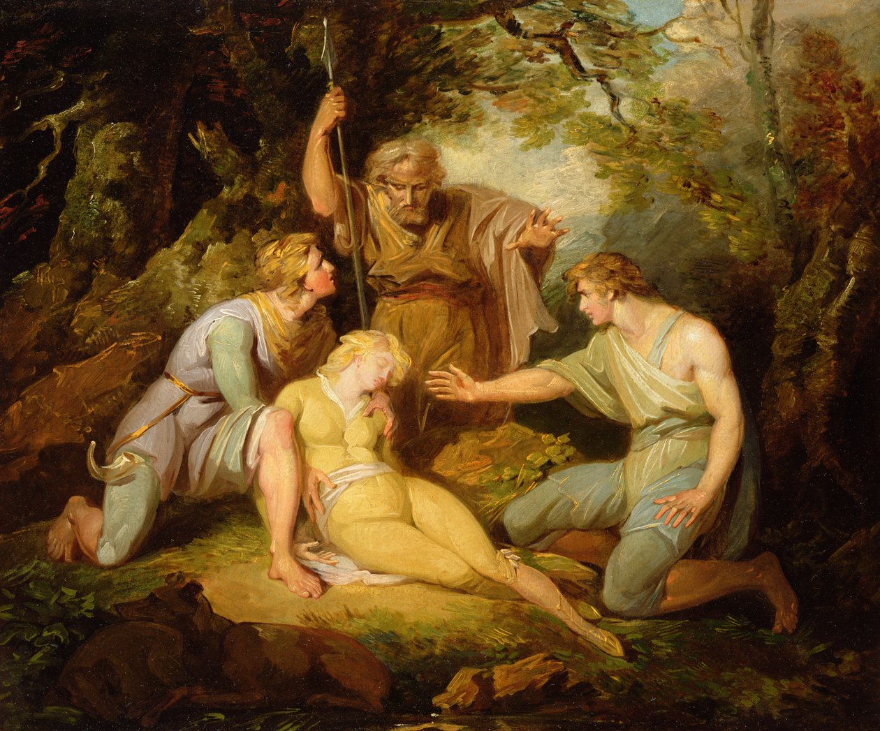 Cena ii Ato IV de &39;Cymbeline&39; de William Shakespeare (1564-1616) de Henry Singleton