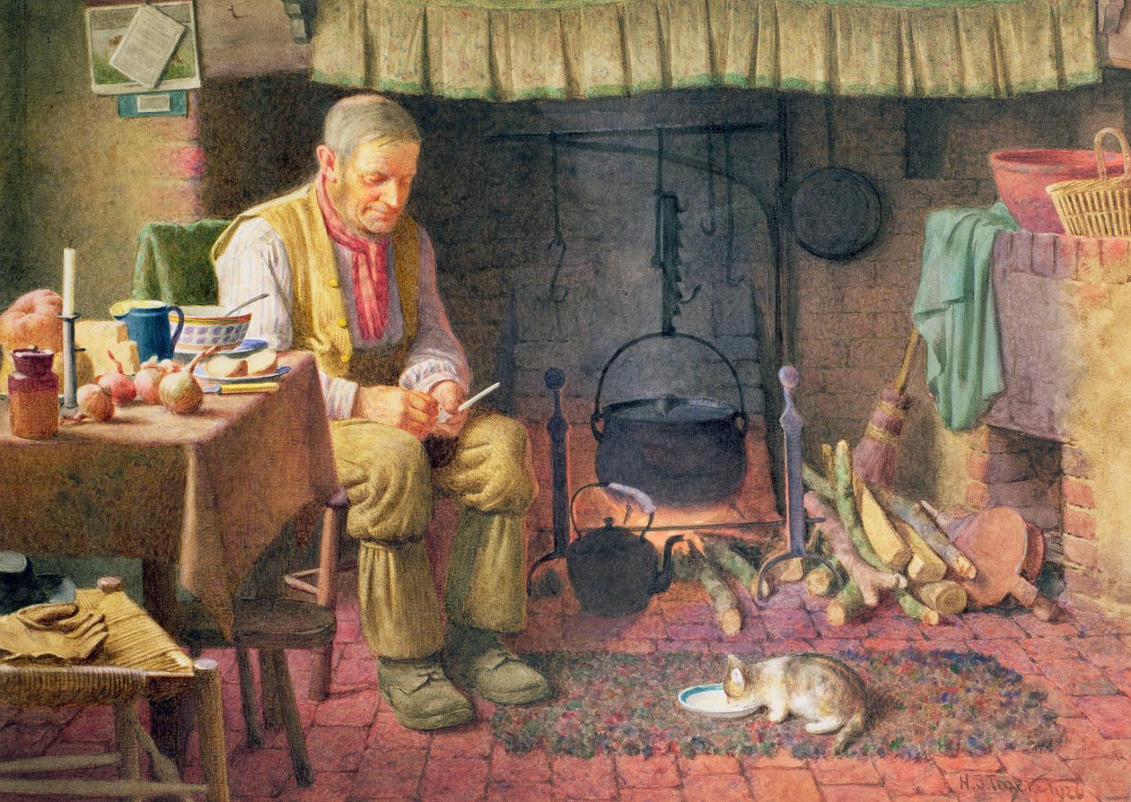 Pela lareira de Henry Spernon Tozer