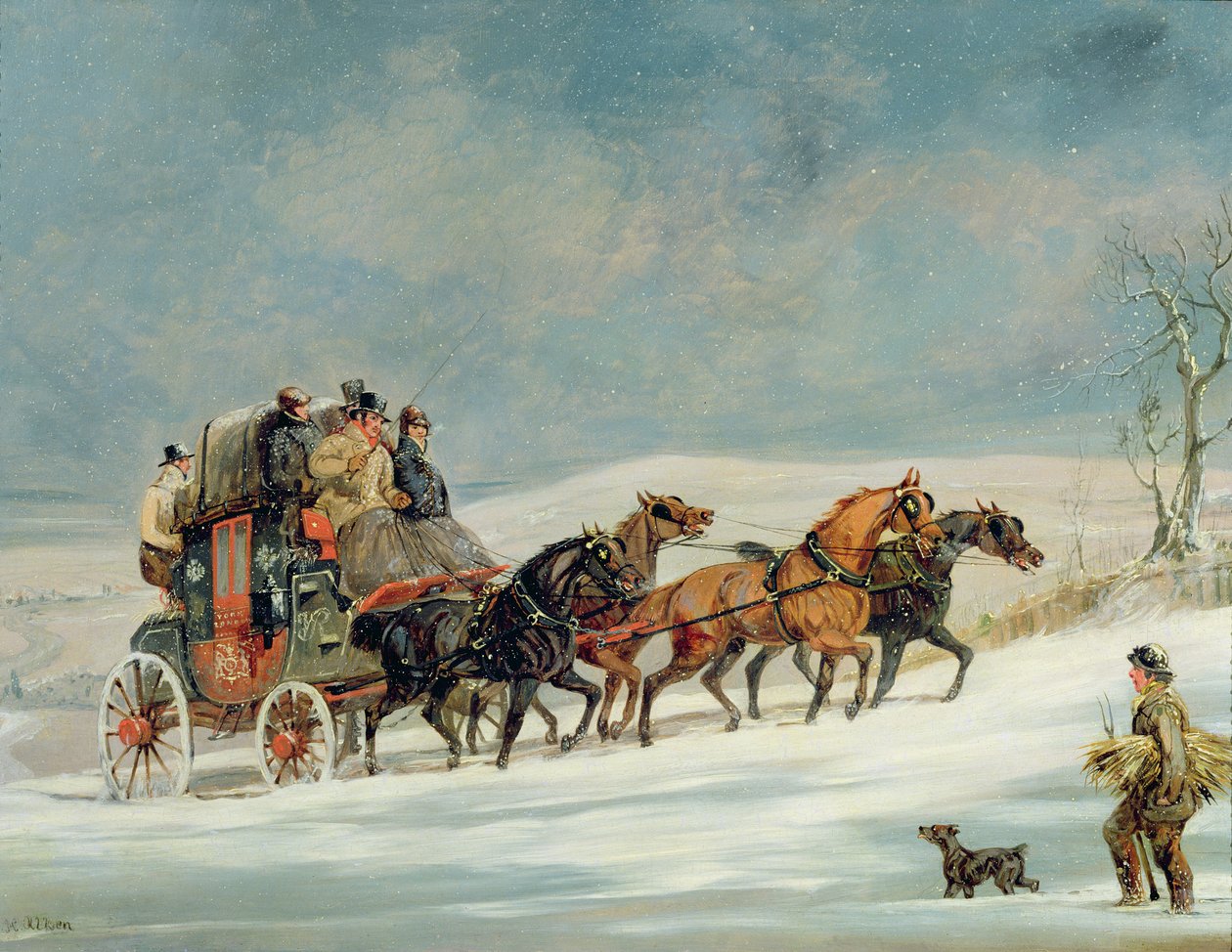 Treinador na neve de Henry Thomas Alken