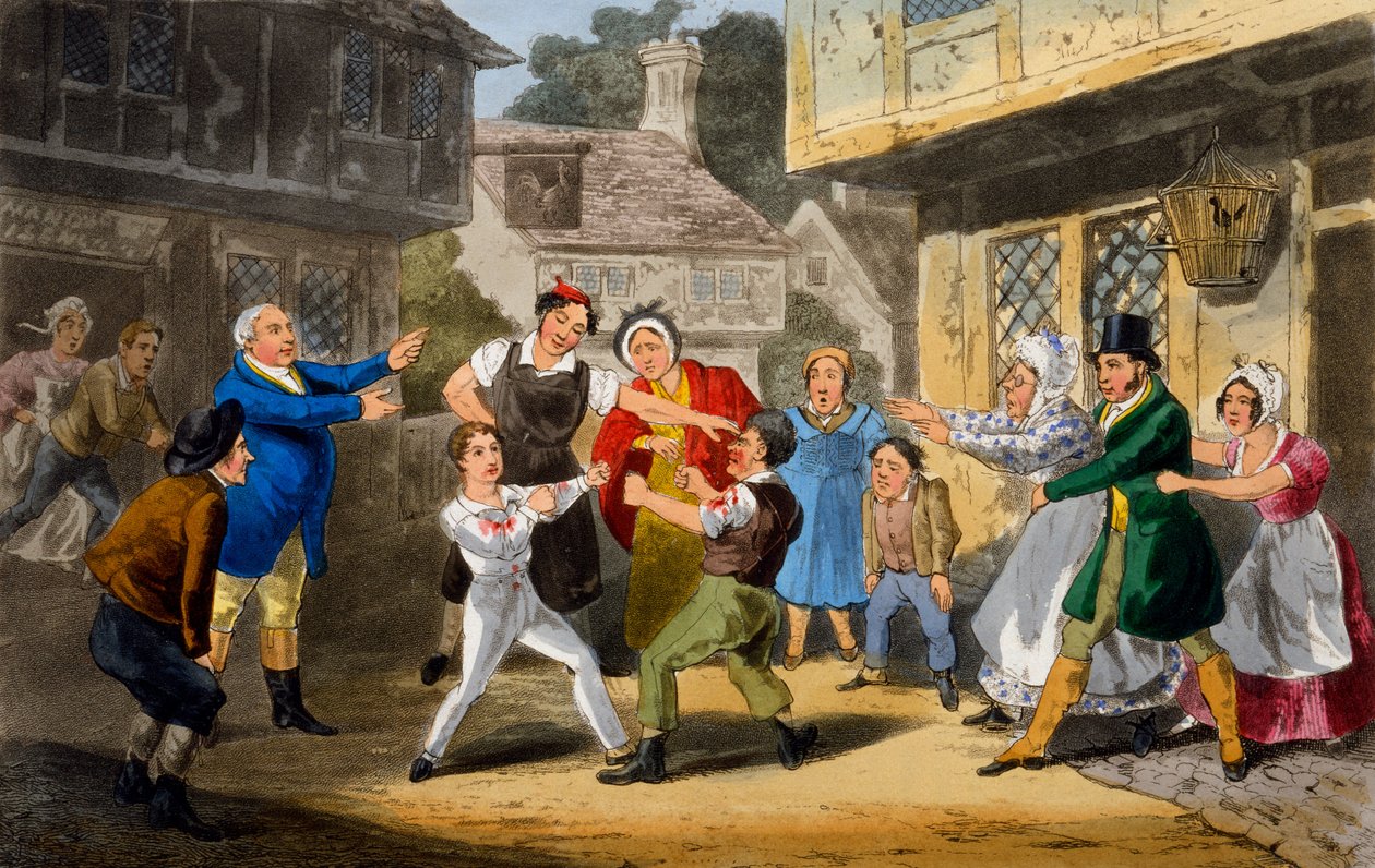 Ilustração de &39;A vida de um esportista&39;, 1842 de Henry Thomas Alken