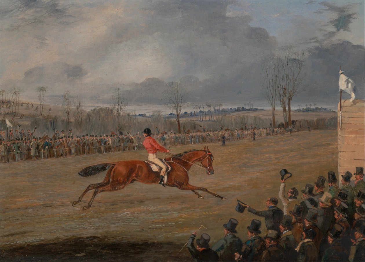 Cenas de um Seeplechase-The Winner de Henry Thomas Alken
