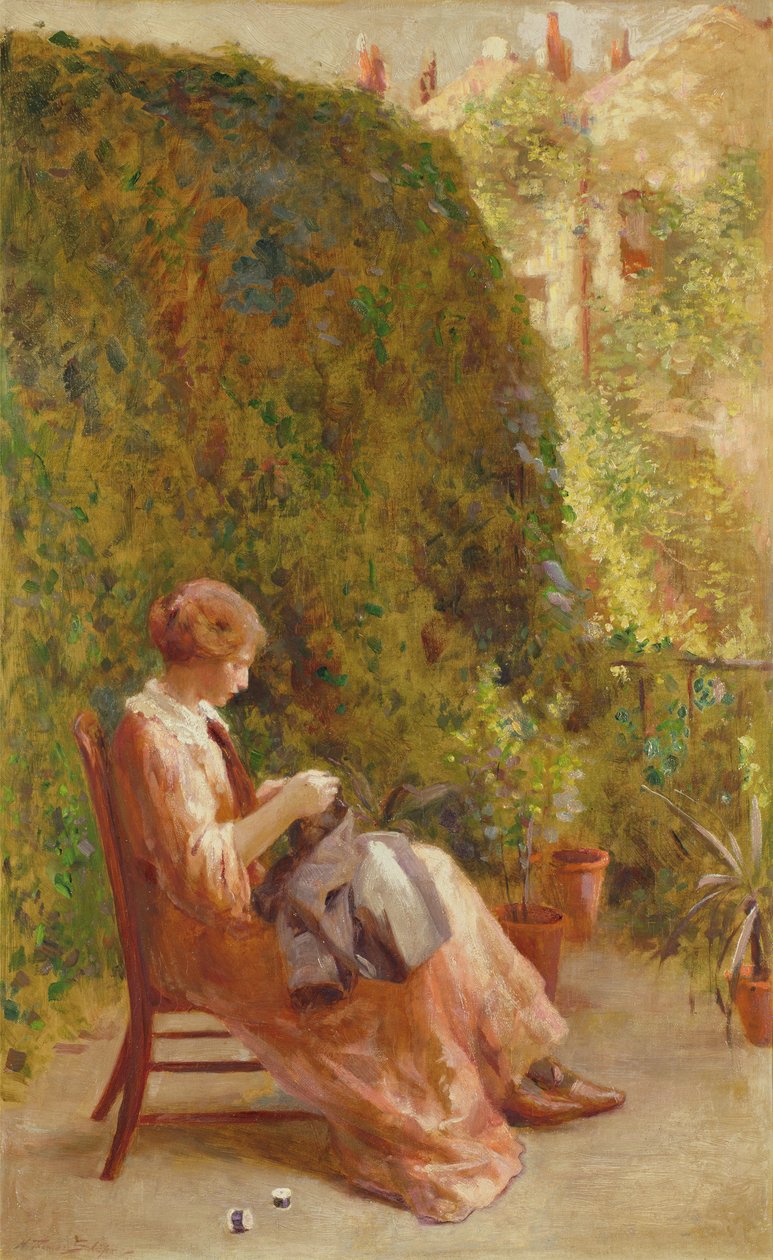 Na varanda de Henry Thomas Schafer