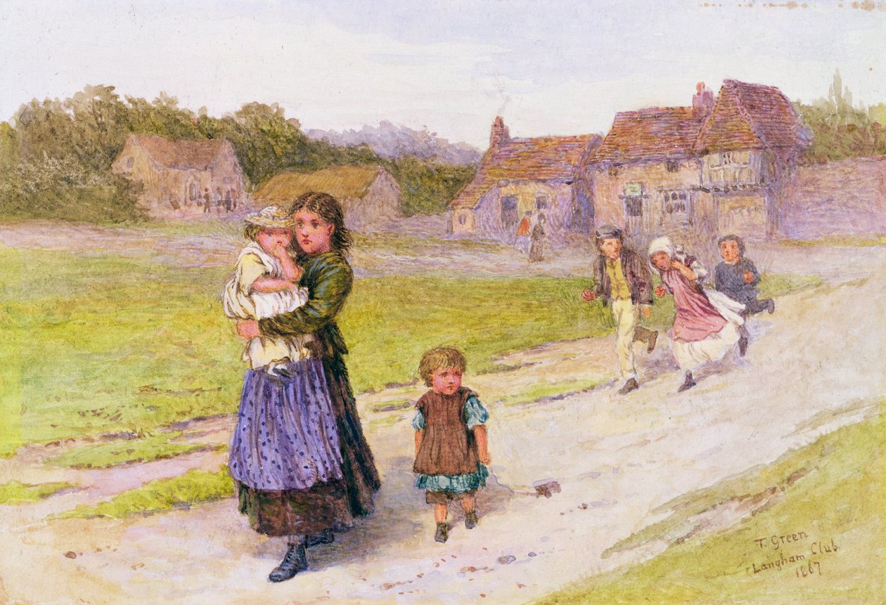 Depois da escola, 1867 de Henry Towneley Green