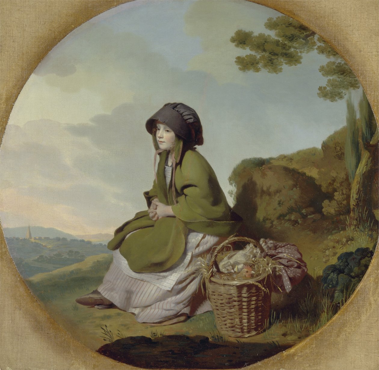 Garota do mercado (a era de prata) c.1776-77 de Henry Walton