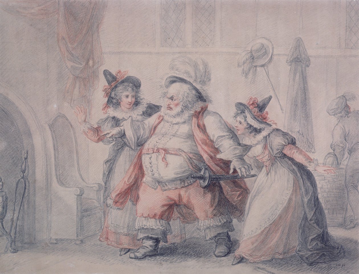 Fuga de Falstaff de Henry William Bunbury