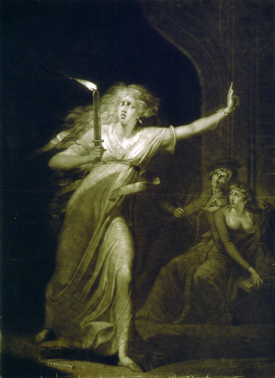 Lady Macbeth, Ato, 5 cena Um, porque então é tempo de o fazer. pintado depois de H. Fuseli de Henry (1741 1825) (after) Fuseli
