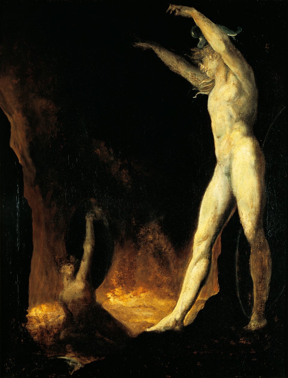 Chamada de Satanás para Belzebu de Johann Heinrich Füssli