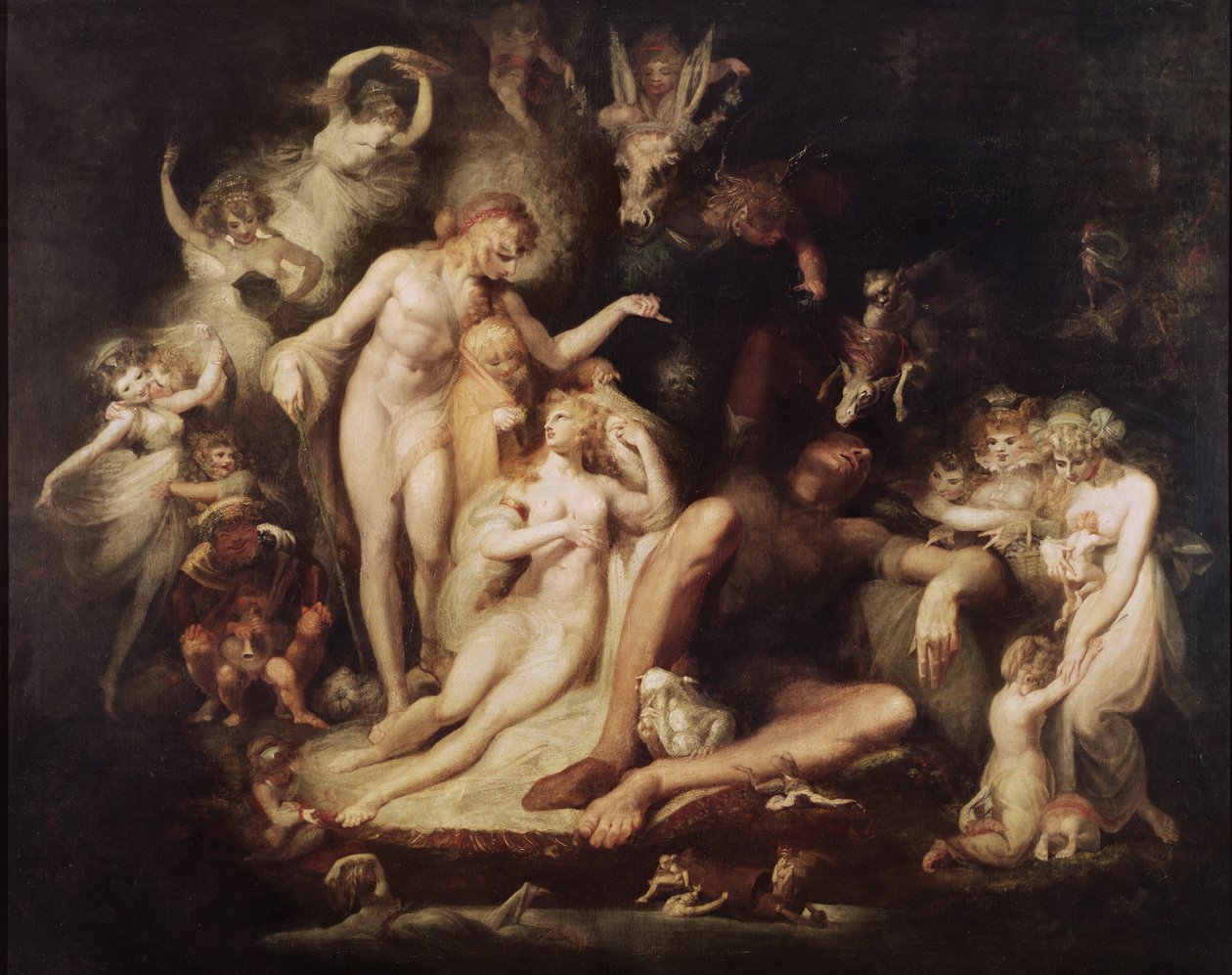 O Despertar da Titania de Johann Heinrich Füssli