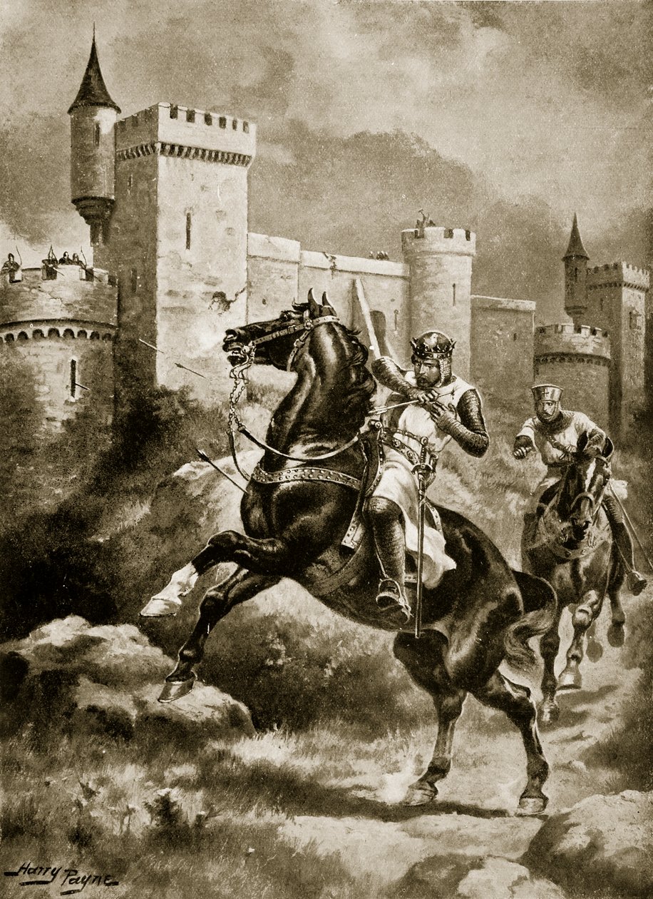 O Cerco de Chaluz, ilustração de "Hutchinson