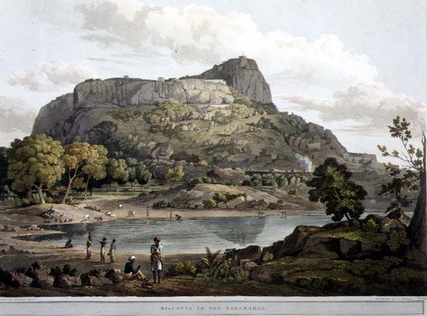 Riacotta no Baramahal, placa XII, gravada por Daniel Havell (1785-1826) 1809 (gravura) de Henry (after) Salt