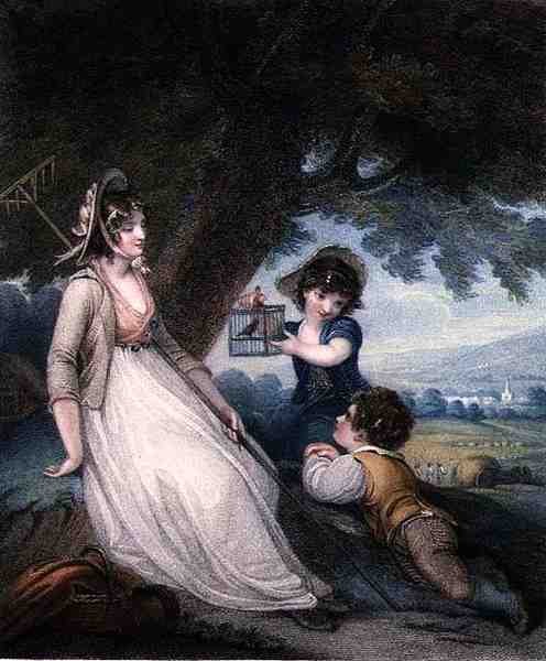 Captação Inocente, gravada e pub. por Anthony Cardon (1772-1813) de Henry (after) Singleton