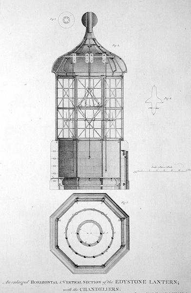 Farol de Edystone gravado por Edward Rooker (c.1712-74) de Henry (after) Winstanley
