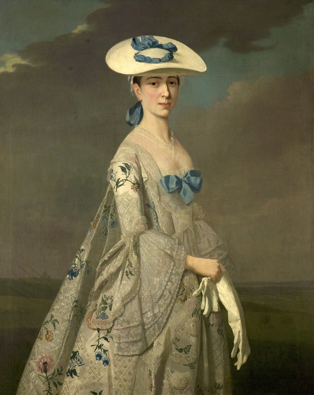 Miss Dixie, c.1750-55 (óleo sobre tela) de Henry (attr.to) Pickering
