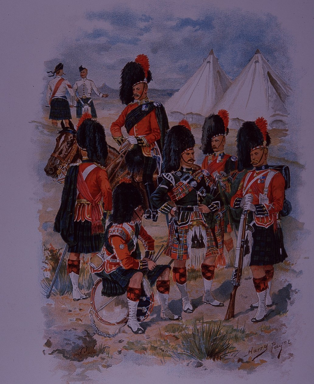 Relógio Preto, 42º Royal Highlanders de Henry A. Payne