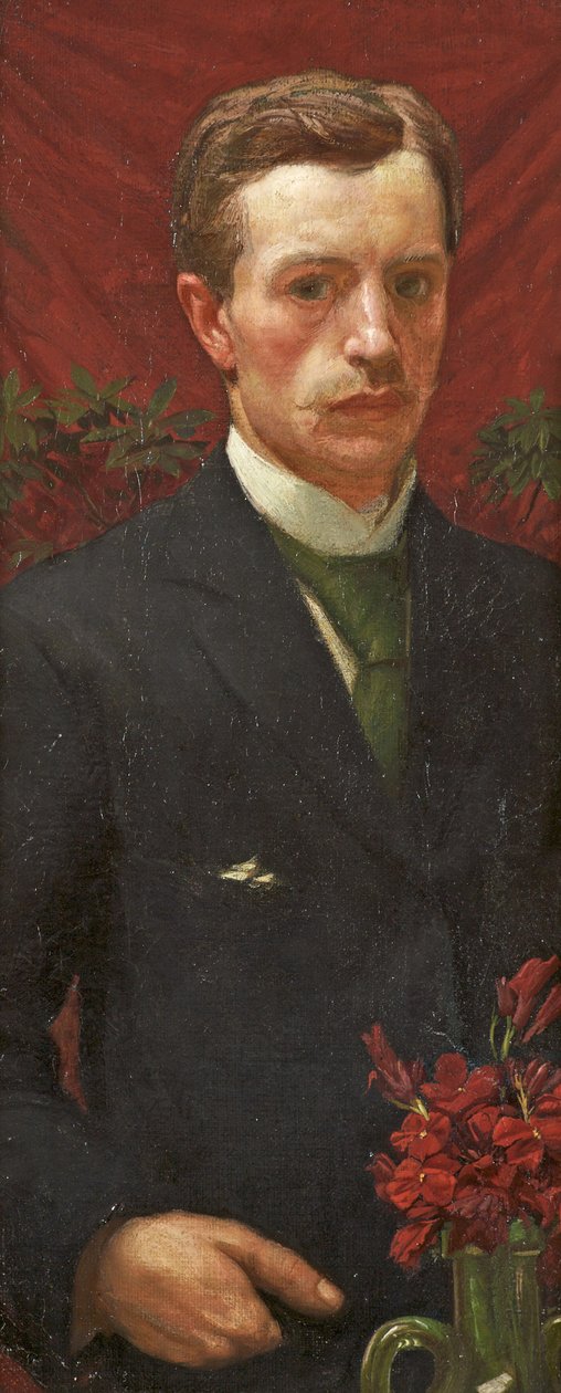 Auto-retrato, c.1890 de Henry A. 1868 1940 Payne