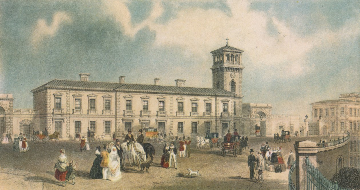 Estação da ponte de Londres, Bermondsey, Londres, 1845 de Henry Adlard