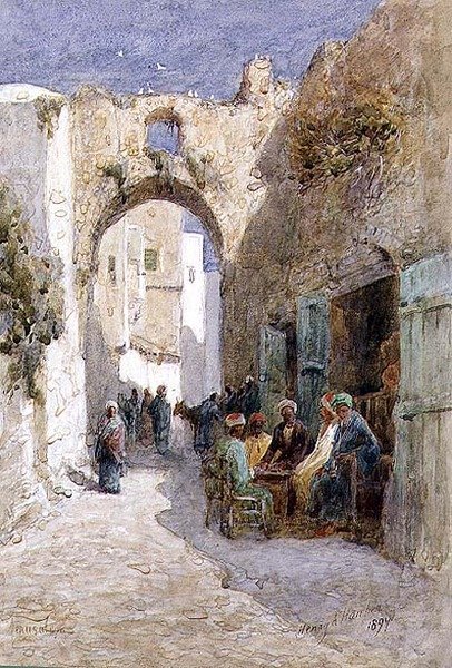 Uma Rua Tranqüila, Jerusalém de Henry Andrew Harper