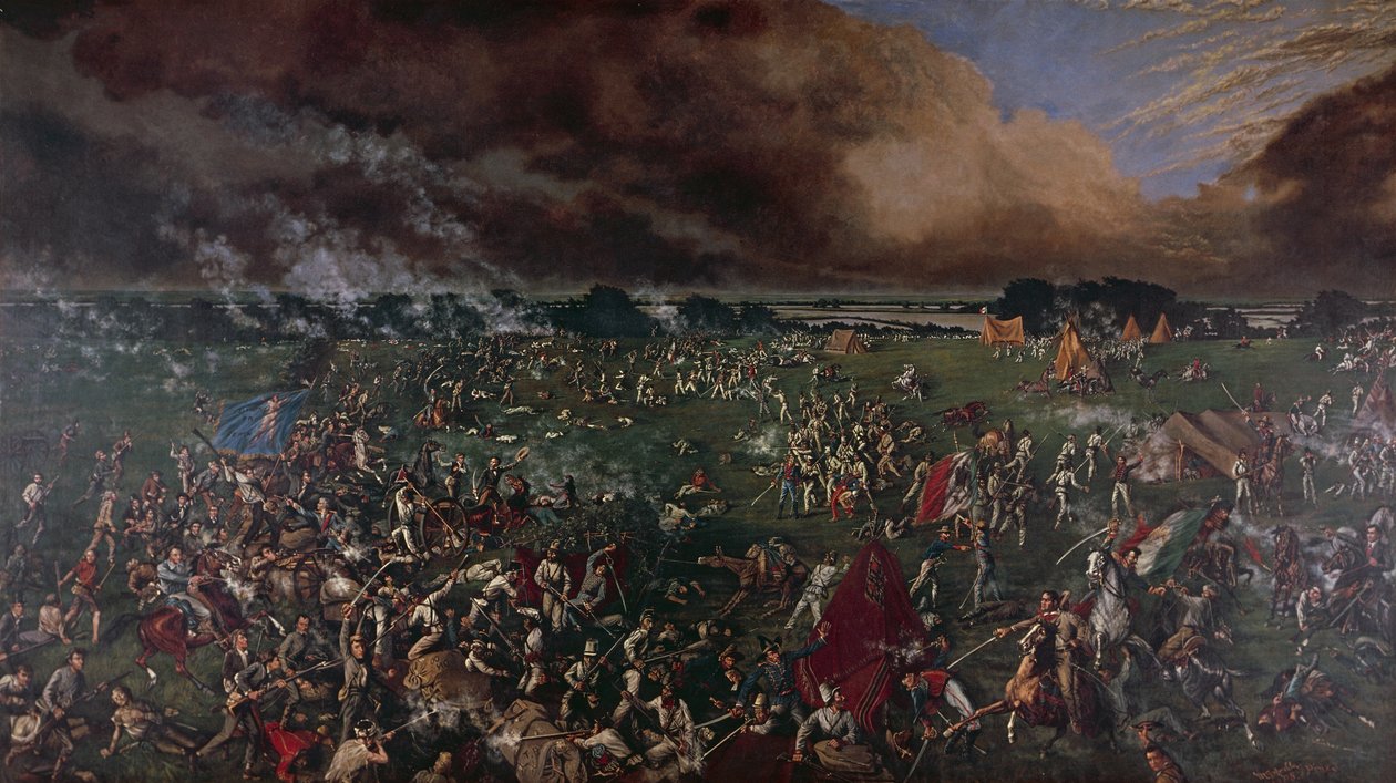 A Batalha de São Jacinto 1836 de Henry Arthur McArdle