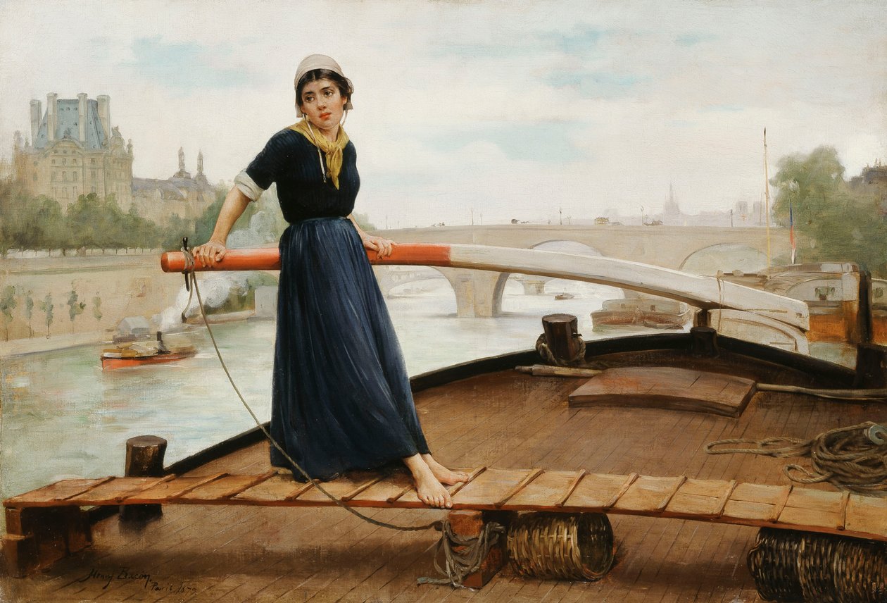 Ao longo do Sena, 1879 de Henry Bacon