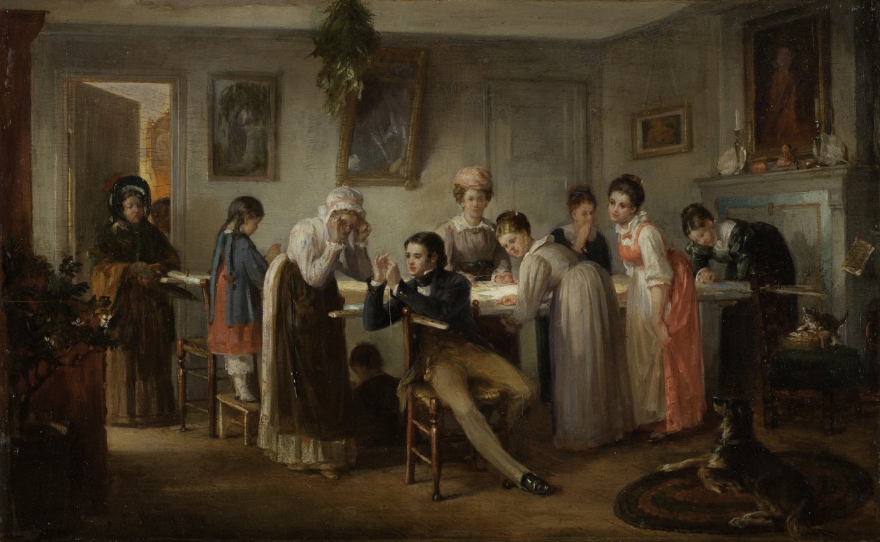 Partido Quilting, 1872 de Henry Bacon