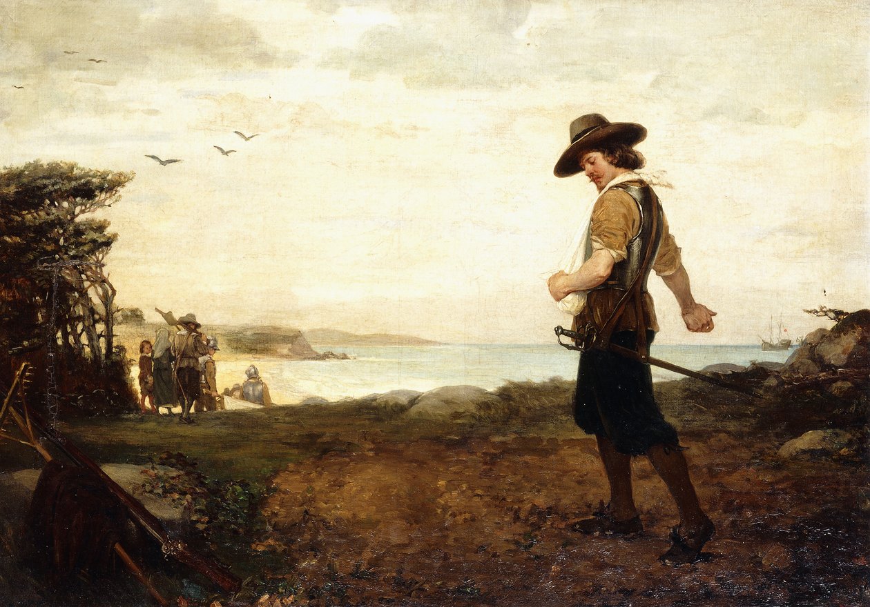 O enterro de Rose Standish, 1870 de Henry Bacon