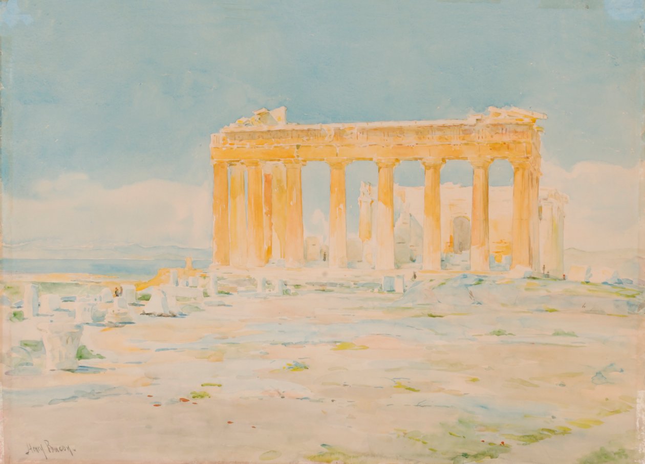 O Parthenon, East Fachade, s.d. de Henry Bacon
