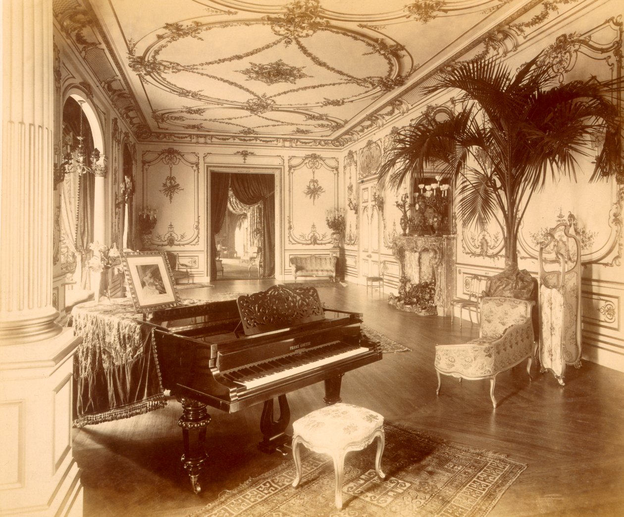 The Ballroom em 17 Grosvenor Place, Londres de Henry Bedford Lemere
