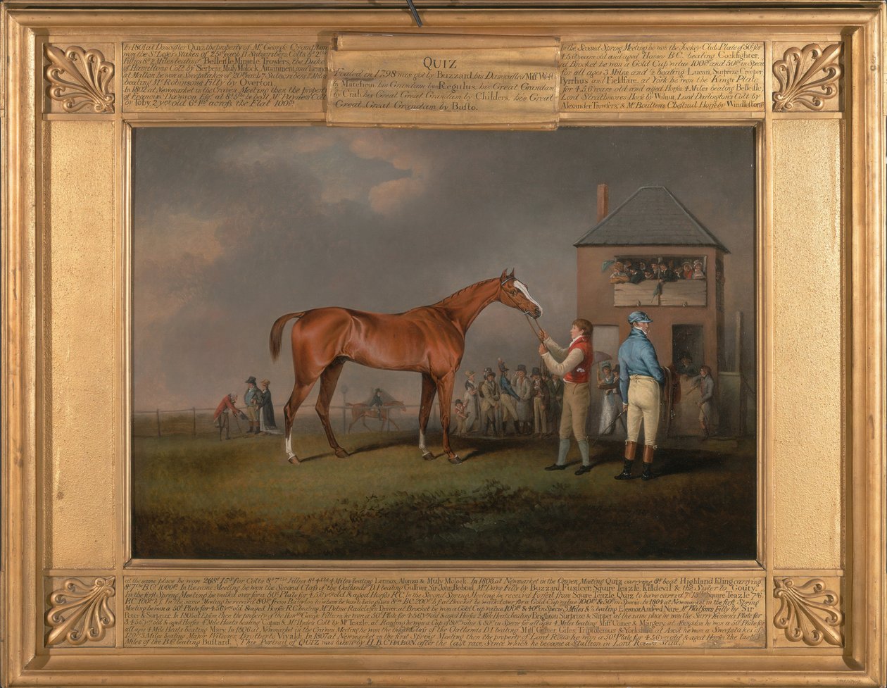 Quiz, depois da sua última corrida em Newmarket de Henry Bernard Chalon